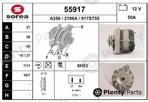 EAI 55917 — Alternator