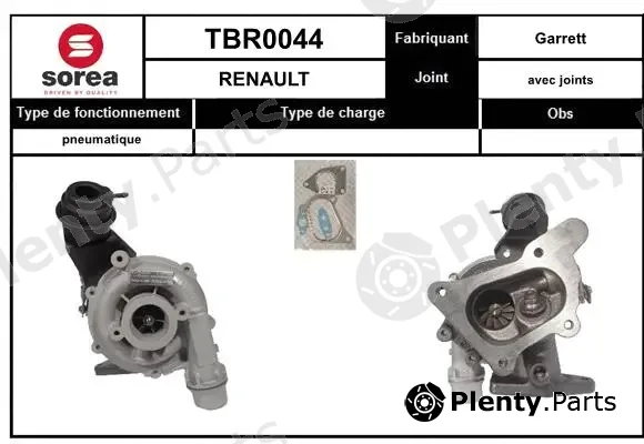 EAI TBR0044 — Charger, charging (supercharged/turbocharged)