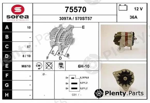 EAI 75570 — Alternator