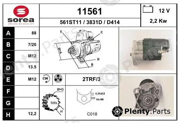 EAI 11561 — Starter