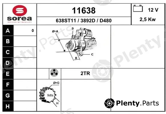 EAI 11638 — Starter