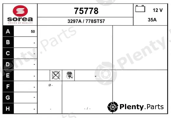 EAI 75778 — Alternator