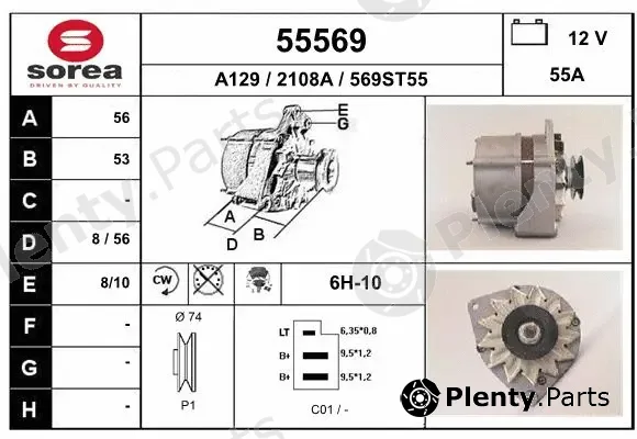 EAI 55569 — Alternator