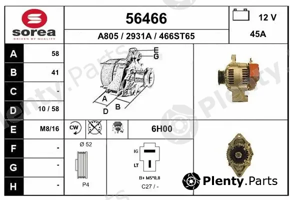 EAI 56466 — Alternator