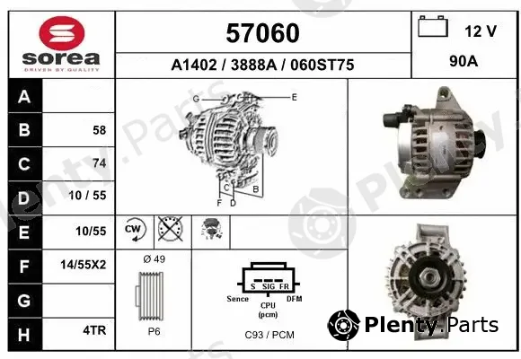 EAI 57060 — Alternator