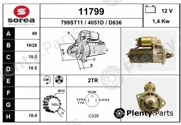 EAI 11799 — Starter