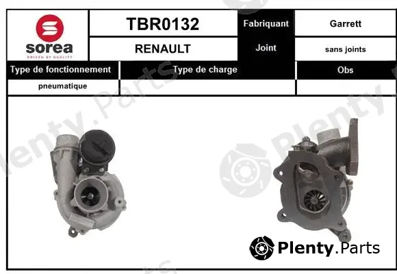 EAI TBR0132 — Charger, charging (supercharged/turbocharged)