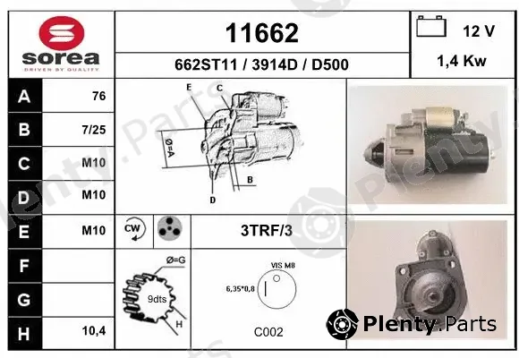 EAI 11662 — Starter