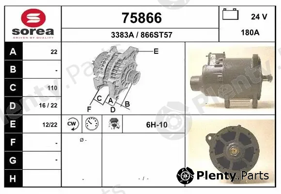 EAI 75866 — Alternator