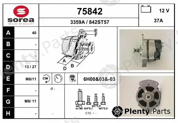 EAI 75842 — Alternator