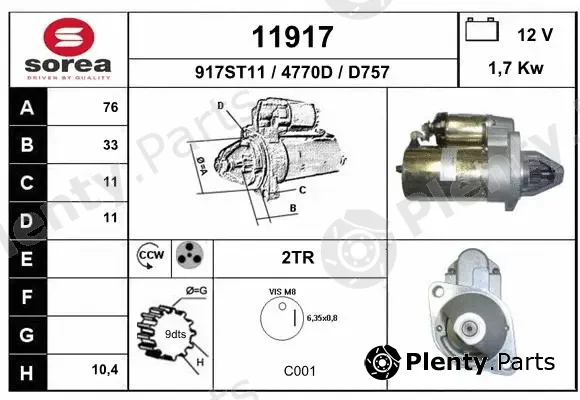 EAI 11917 — Starter