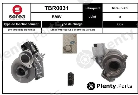 EAI TBR0031 — Charger, charging (supercharged/turbocharged)