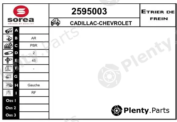 EAI 2595003 — Brake Caliper