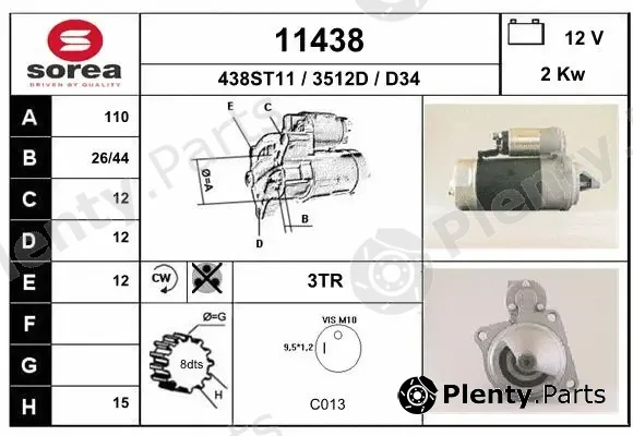 EAI 11438 — Starter