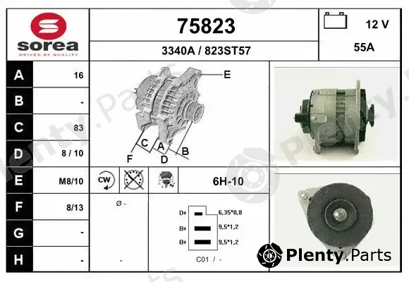 EAI 75823 — Alternator