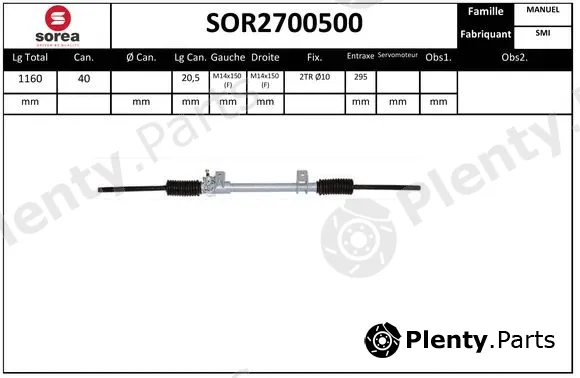 EAI SOR2700500 — Steering Gear