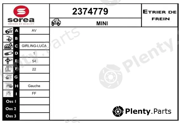 EAI 2374779 — Brake Caliper