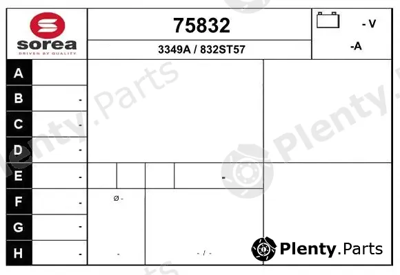 EAI 75832 — Alternator