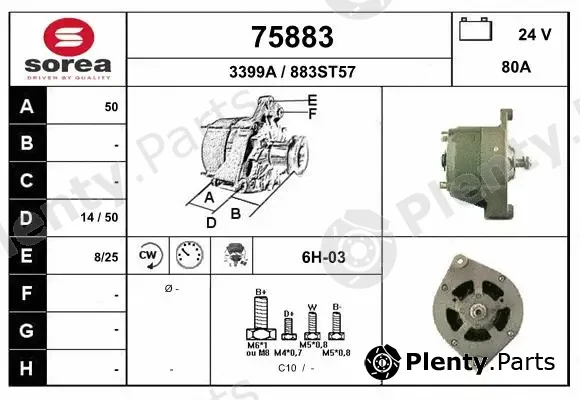 EAI 75883 — Alternator