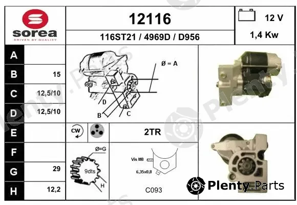EAI 12116 — Starter