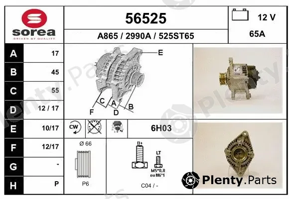 EAI 56525 — Alternator