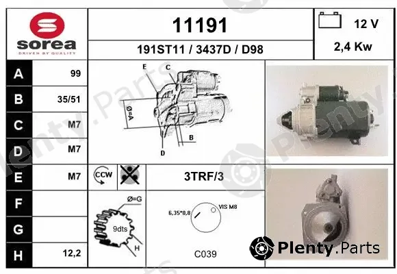 EAI 11191 — Starter