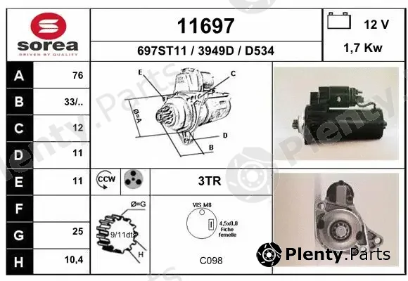EAI 11697 — Starter