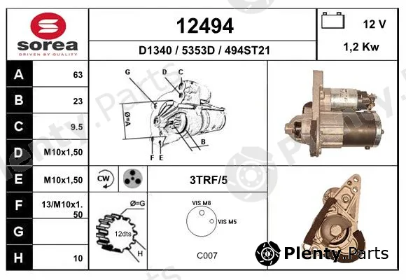EAI 12494 — Starter
