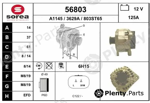 EAI 56803 — Alternator