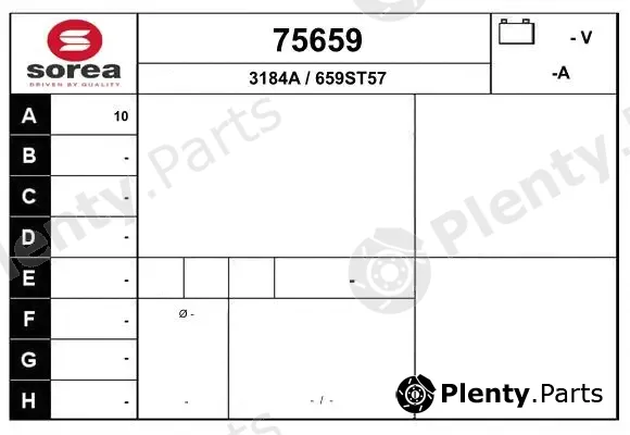 EAI 75659 — Alternator