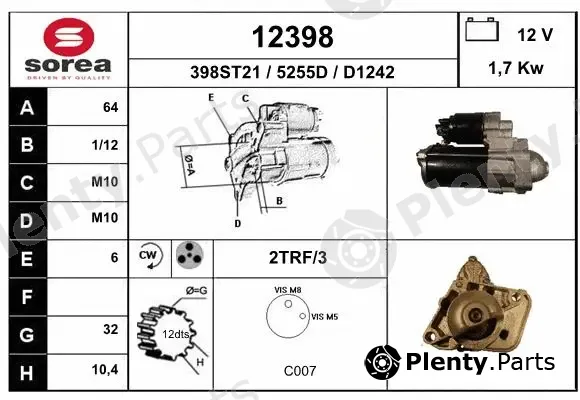 EAI 12398 — Starter