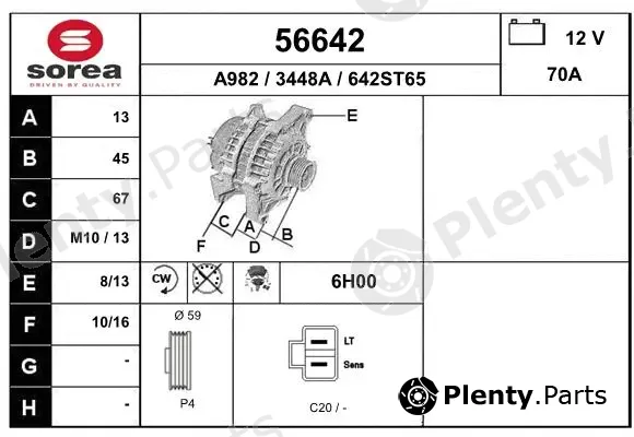 EAI 56642 — Alternator