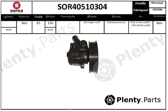 EAI SOR40510304 — Hydraulic Pump, steering