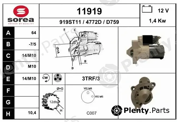 EAI 11919 — Starter
