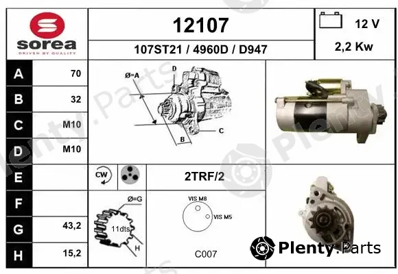 EAI 12107 — Starter