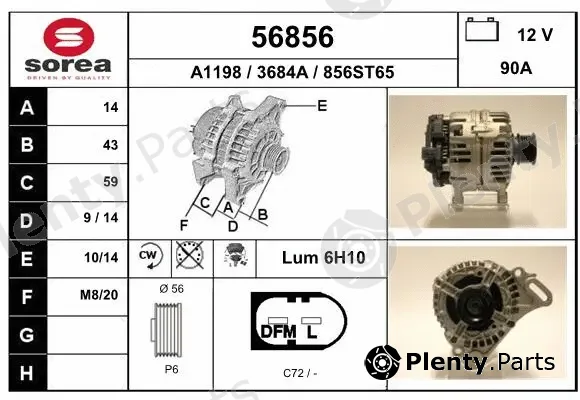 EAI 56856 — Alternator