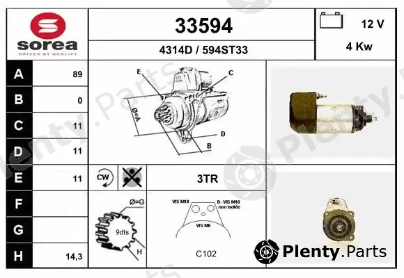 EAI 33594 — Starter