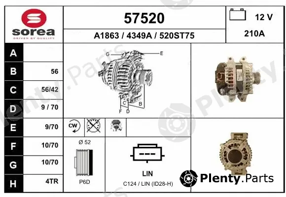 EAI 57520 — Alternator