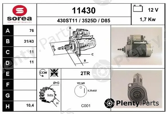 EAI 11430 — Starter