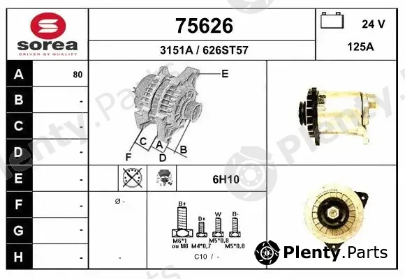 EAI 75626 — Alternator