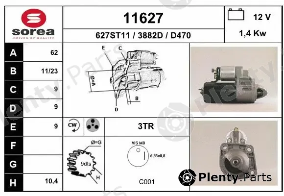 EAI 11627 — Starter