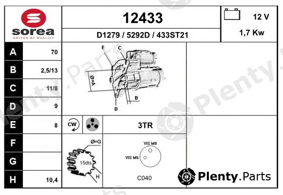EAI 12433 — Starter
