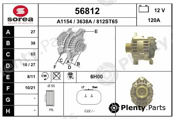 EAI 56812 — Alternator