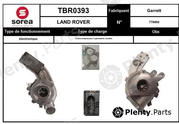 EAI TBR0393 — Charger, charging (supercharged/turbocharged)
