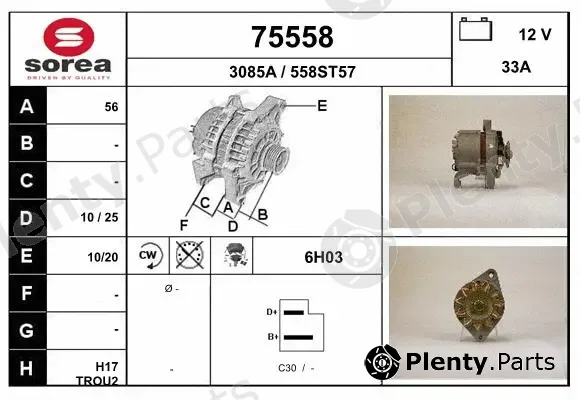 EAI 75558 — Alternator