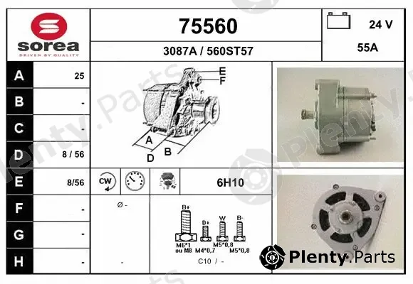 EAI 75560 — Alternator
