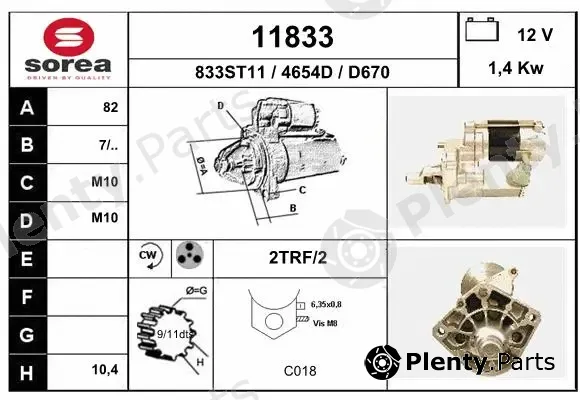 EAI 11833 — Starter