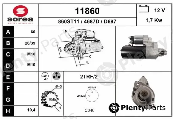 EAI 11860 — Starter