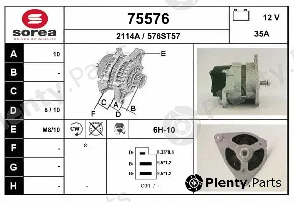 EAI 75576 — Alternator