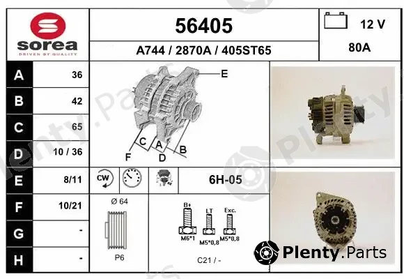EAI 56405 — Alternator